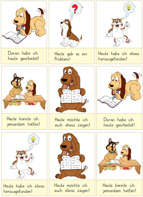 reflexionskarten-hund - Zaubereinmaleins - DesignBlog