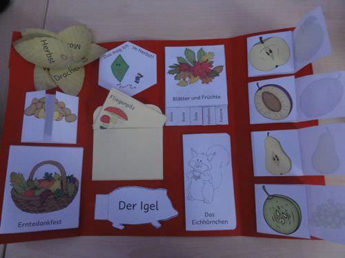 Vorlagen Herbst Lapbook Zaubereinmaleins Designblog