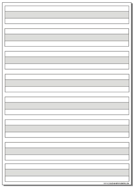 Klasse ausdrucken 3. lineatur